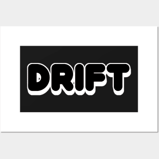 Drift Word Inverted Print Posters and Art